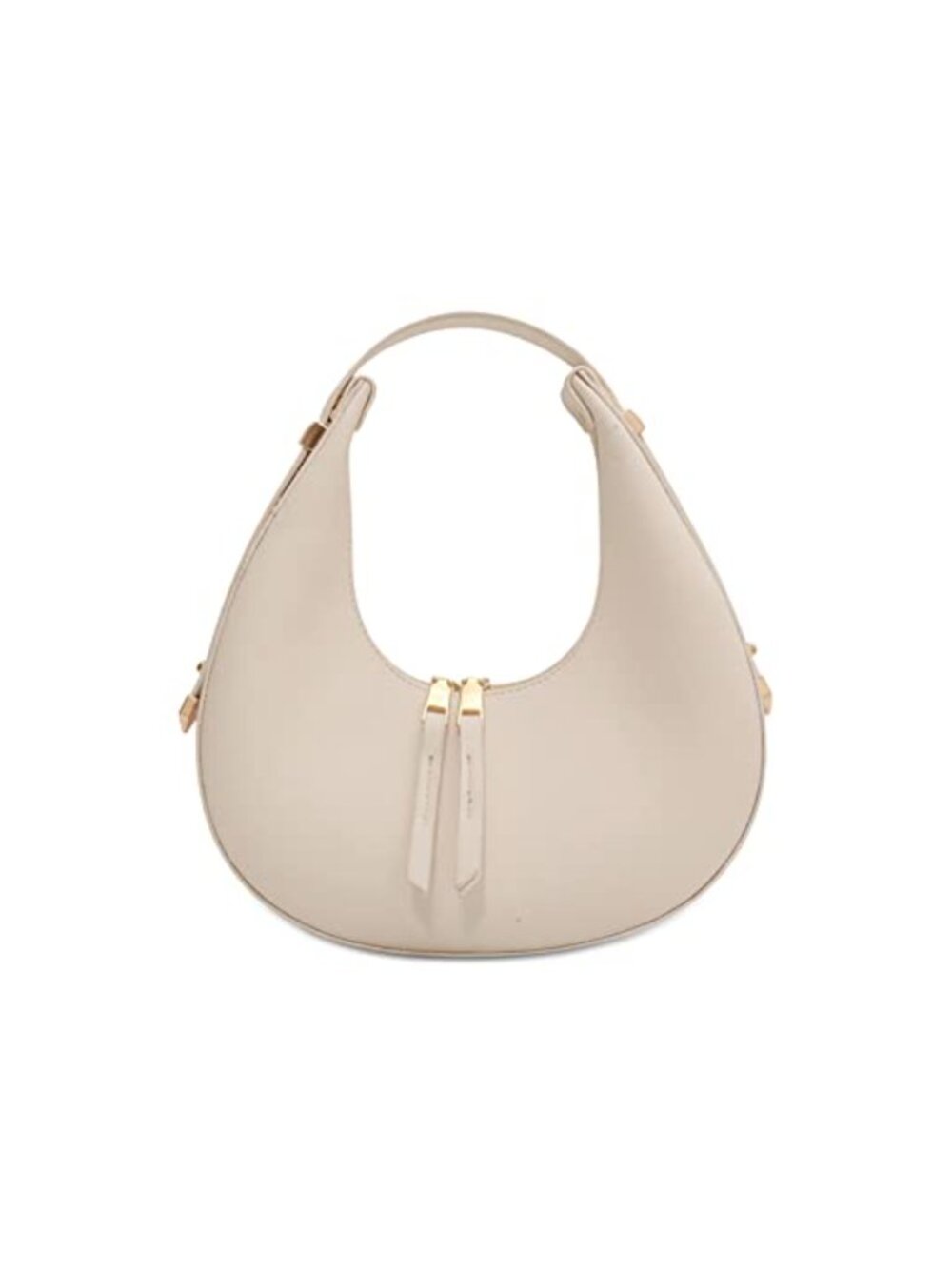 PU Leather Crescent Tote Handbag Top-Handle Shoulder Bag for Work